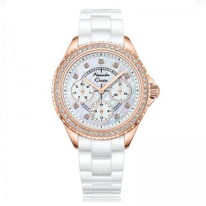 Alexandre Christie AC 2B16 Rosegold White Ceramic BFBRGMS